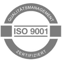 Gebäudereinigung München Sigel ISO 9001