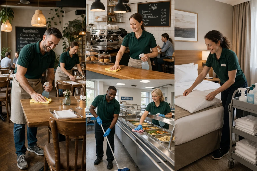 Reinigung in der Gastronomie in München - Gebäudereinigung von Luna Glanz GmbH & Co KG