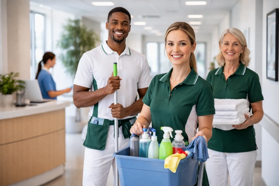 Gebäudereinigung für Gesundheitswesen, Pflege und soziale Einrichtungen - Gebäudereinigung von Luna Glanz GmbH & Co KG