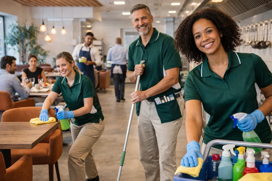 Hygienische Reinigung auch bei laufendem Betrieb - Gebäudereinigung von Luna Glanz GmbH & Co KG