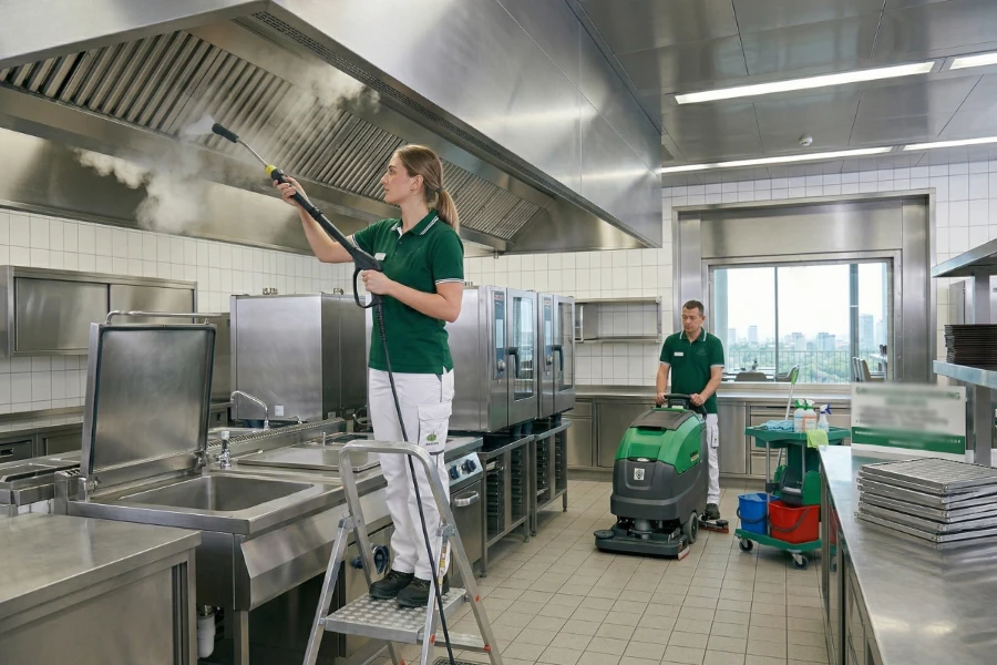 Großküchenreinigung in München - Gebäudereinigung von Luna Glanz GmbH & Co KG