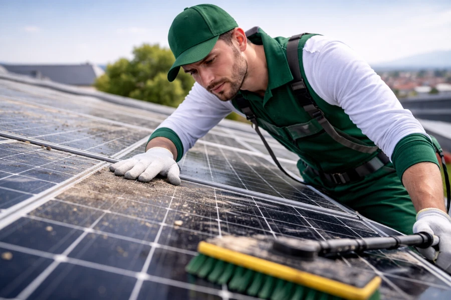 Warum regelmäßige Solarreinigung sinnvoll ist - Gebäudereinigung von Luna Glanz GmbH & Co KG