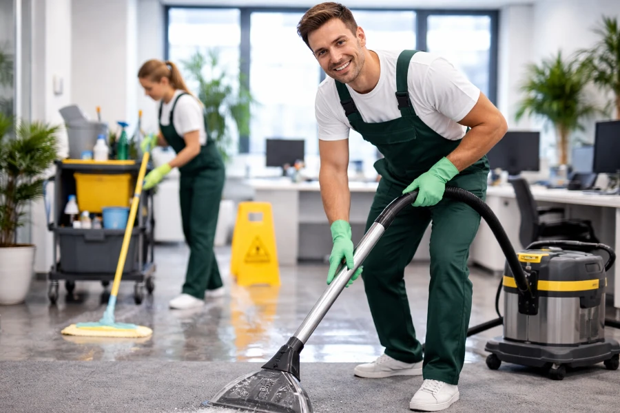 Grundreinigung, Teppichreinigung und intensive Flächenpflege - Gebäudereinigung von Luna Glanz GmbH & Co KG