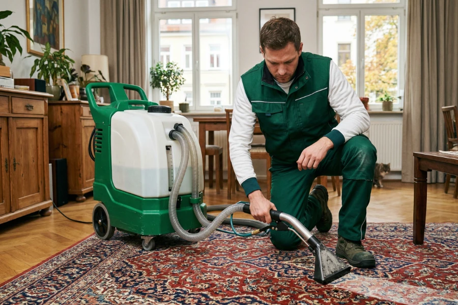 Unsere Leistungen in der Teppichreinigung - Gebäudereinigung von Luna Glanz GmbH & Co KG