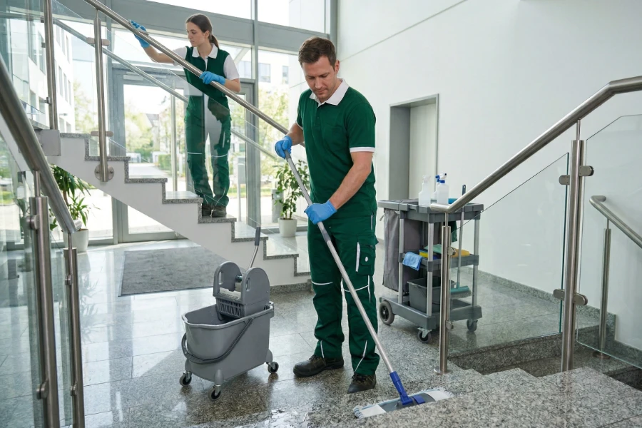 Warum regelmäßige Treppenhausreinigung sinnvoll ist - Gebäudereinigung von Luna Glanz GmbH & Co KG