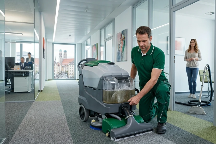 Teppichreinigung in München - Gebäudereinigung von Luna Glanz GmbH & Co KG