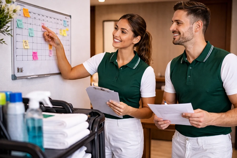 Housekeeping mit individuell abgestimmtem Reinigungsplan - Gebäudereinigung von Luna Glanz GmbH & Co KG