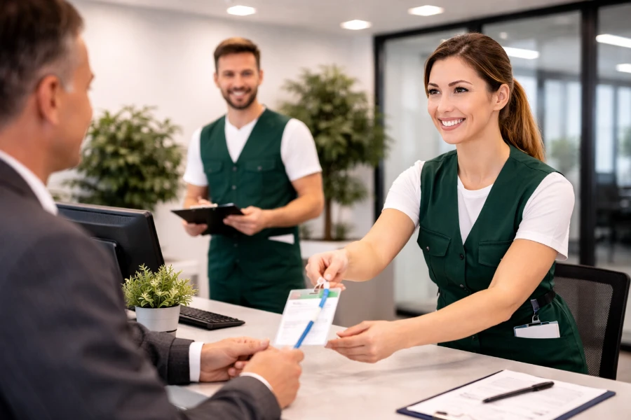 Empfang Service in München - Gebäudereinigung von Luna Glanz GmbH & Co KG