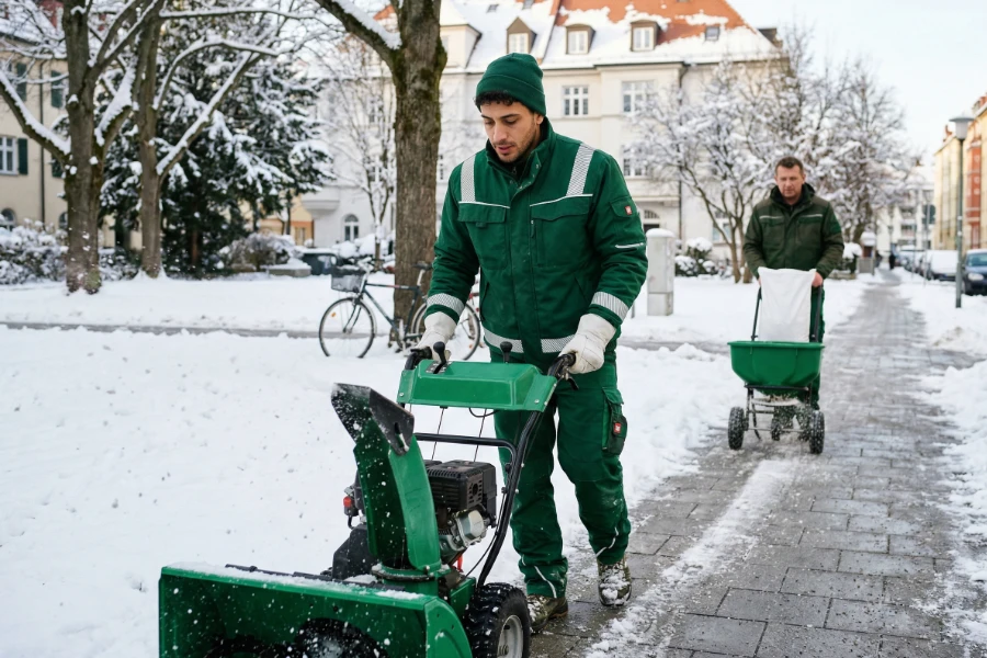 Unsere Leistungen im Winterdienst - Gebäudereinigung von Luna Glanz GmbH & Co KG