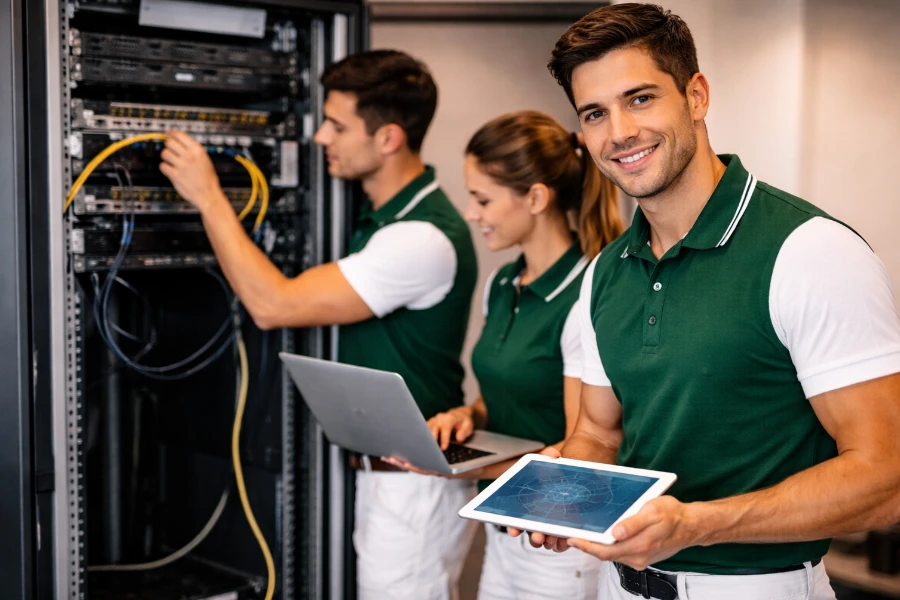 Fernwartung für schnelle Unterstützung - Gebäudereinigung von Luna Glanz GmbH & Co KG