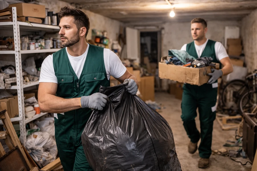 Entrümpelung für Keller, Garage und Nebenräume - Gebäudereinigung von Luna Glanz GmbH & Co KG