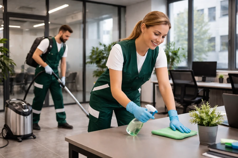 Nachhaltige Reinigung für Unternehmen und gewerbliche Objekte - Gebäudereinigung von Luna Glanz GmbH & Co KG