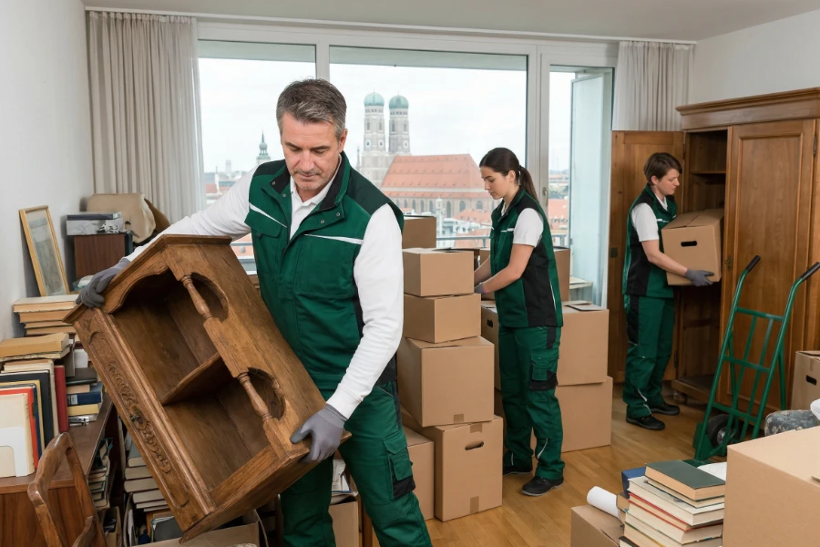 Entrümpelung in München - Gebäudereinigung von Luna Glanz GmbH & Co KG