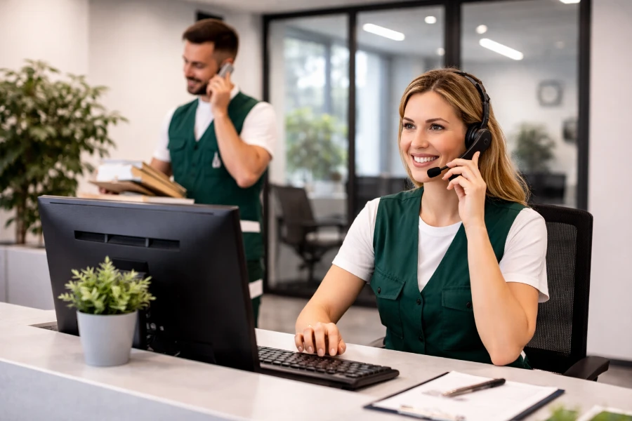 Professioneller Empfang Service in München für einen starken ersten Eindruck - Gebäudereinigung von Luna Glanz GmbH & Co KG