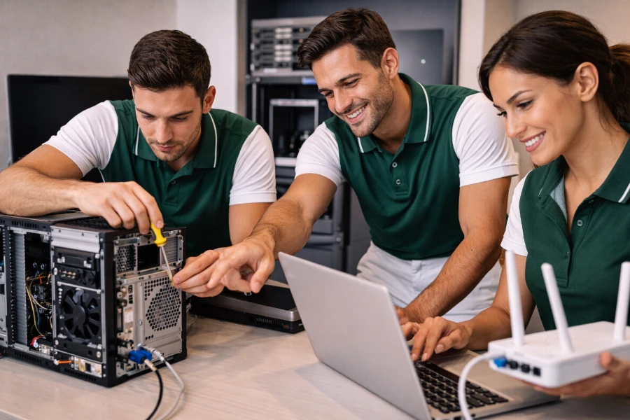 IT-Service in München für Unternehmen und gewerbliche Kunden - Gebäudereinigung von Luna Glanz GmbH & Co KG