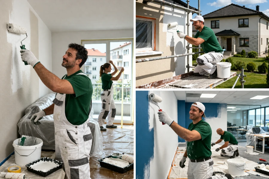 Warum professionelle Malerarbeiten sinnvoll sind - Gebäudereinigung von Luna Glanz GmbH & Co KG