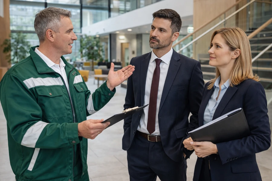 Persönliche Beratung & Objektbegehung - Gebäudereinigung von Luna Glanz GmbH & Co KG
