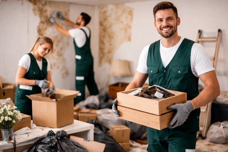 Professionelle Entrümpelung in München für Wohnungen, Häuser und Gewerbeobjekte - Gebäudereinigung von Luna Glanz GmbH & Co KG